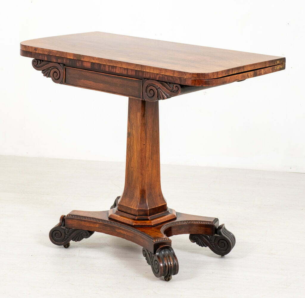William IV Rosewood Card Table