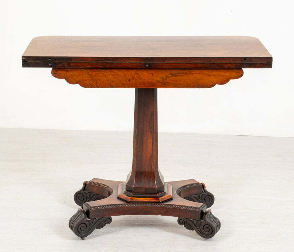 William IV Rosewood Card Table