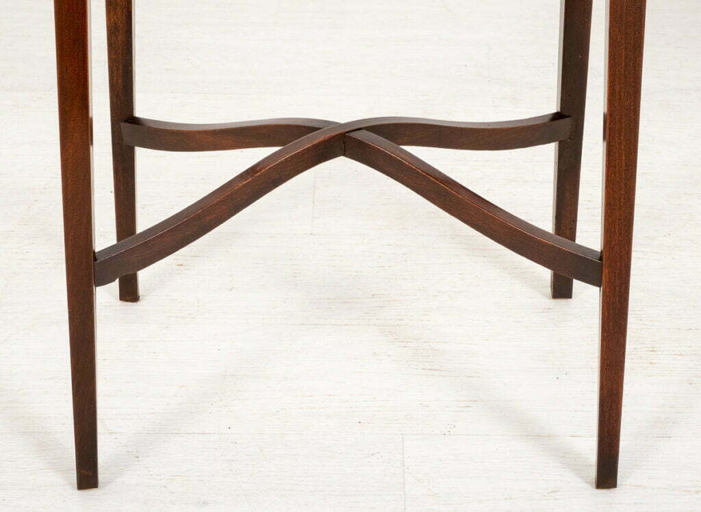 Pair of Mahogany Sheraton Revival Occasional Tables