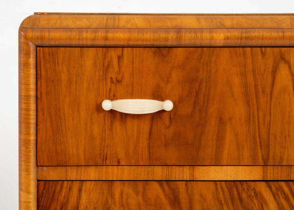 Art Deco Ladies Walnut Compactum