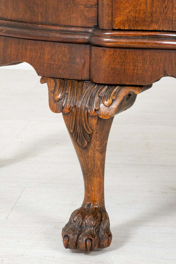 Superb Walnut Serpentine Cabinet