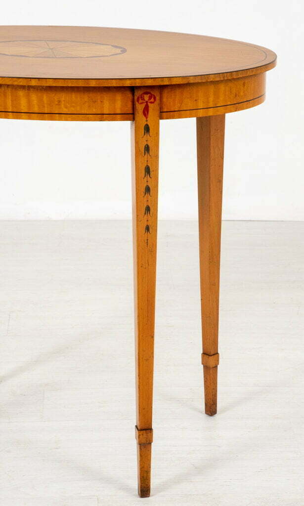 Hepplewhite Style Satinwood Occasional Table.
