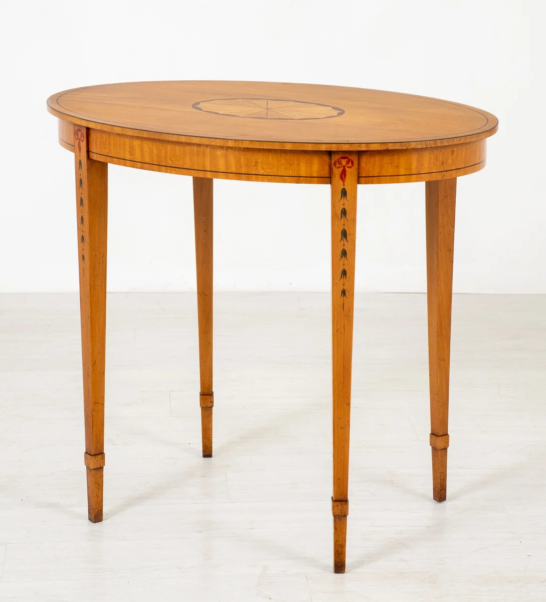Hepplewhite Style Satinwood Occasional Table.