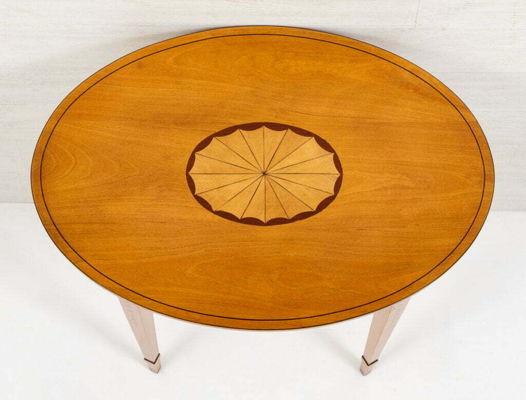 Hepplewhite Style Satinwood Occasional Table.