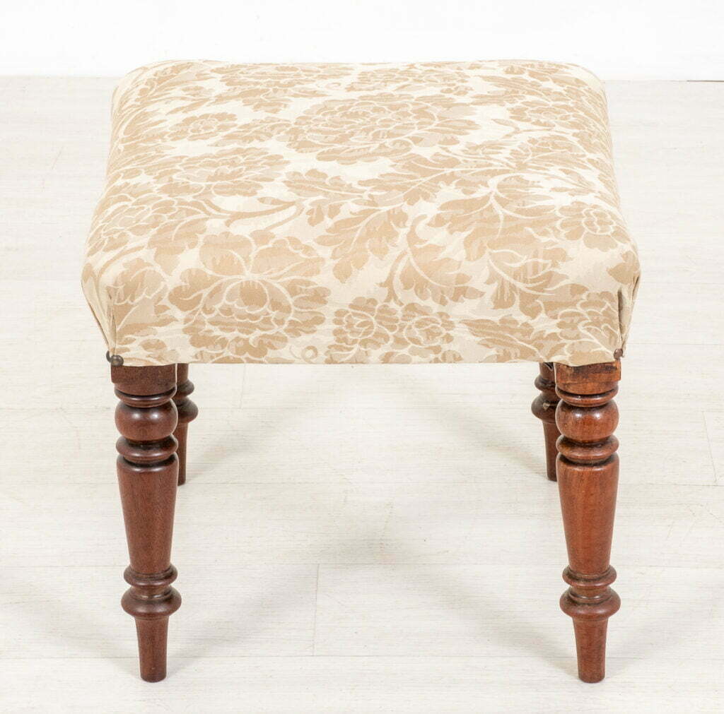 Pretty Victorian Mahogany Stool