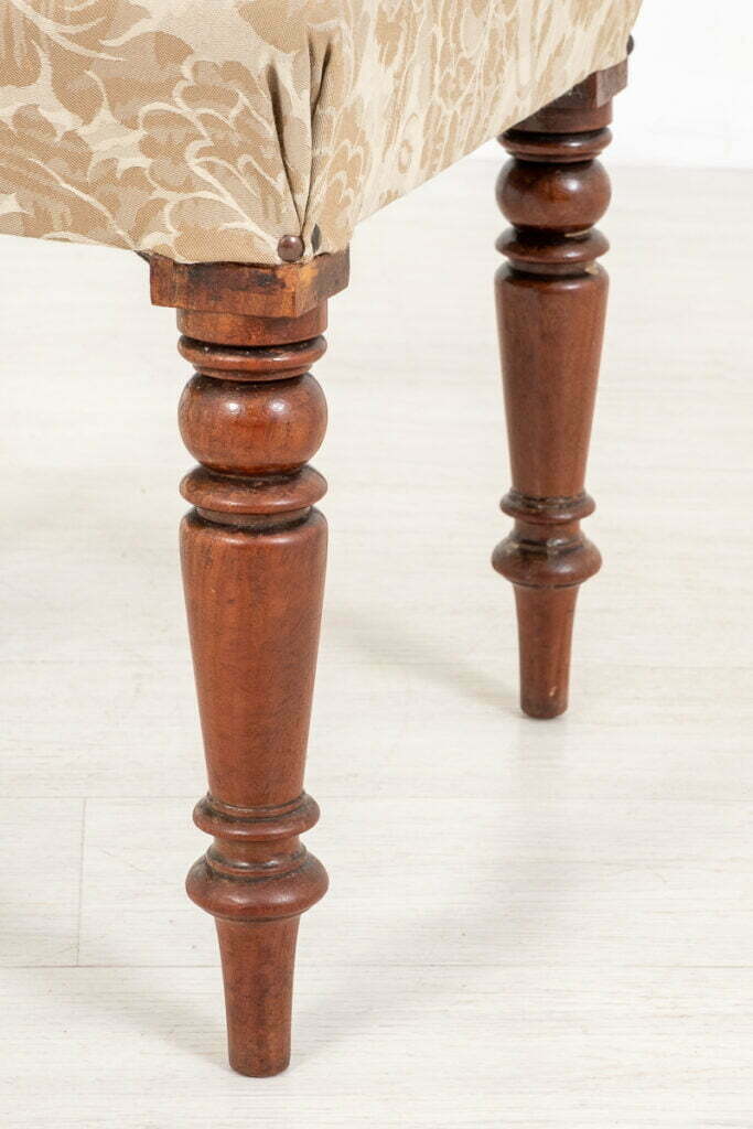 Pretty Victorian Mahogany Stool