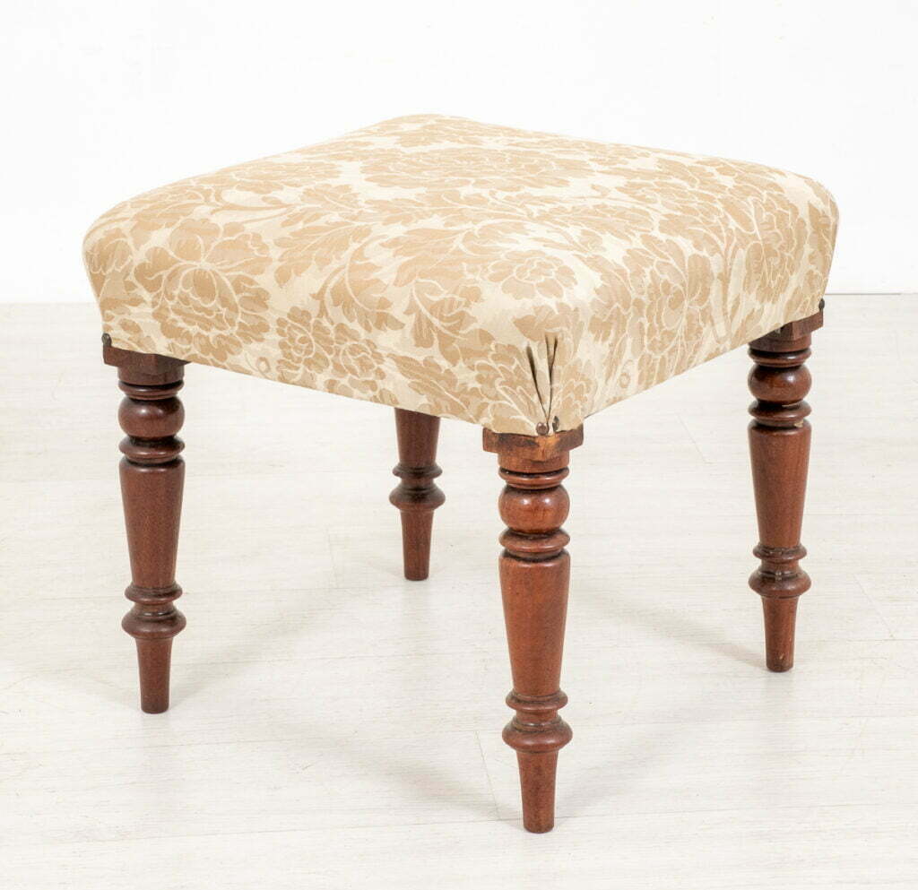 Pretty Victorian Mahogany Stool