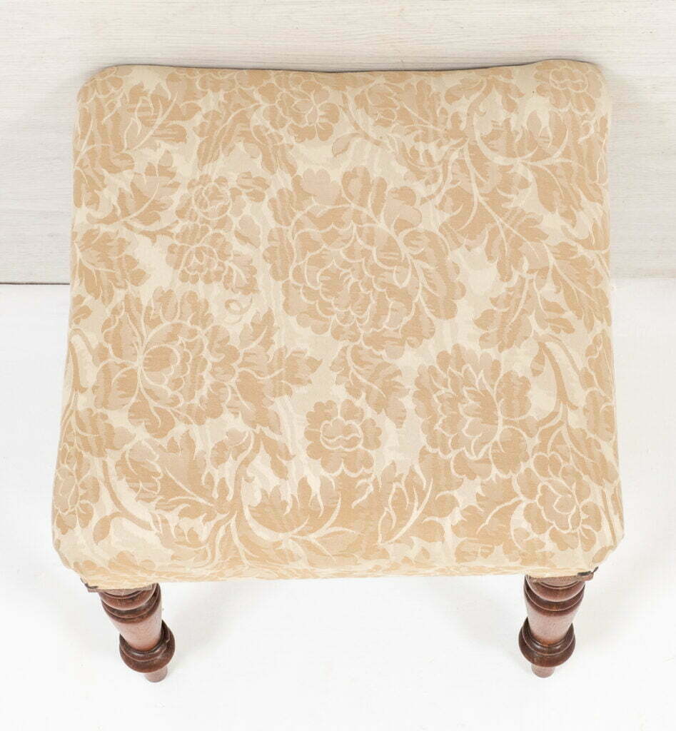 Pretty Victorian Mahogany Stool