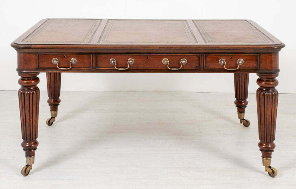 William IV Style Mahogany Writing Table