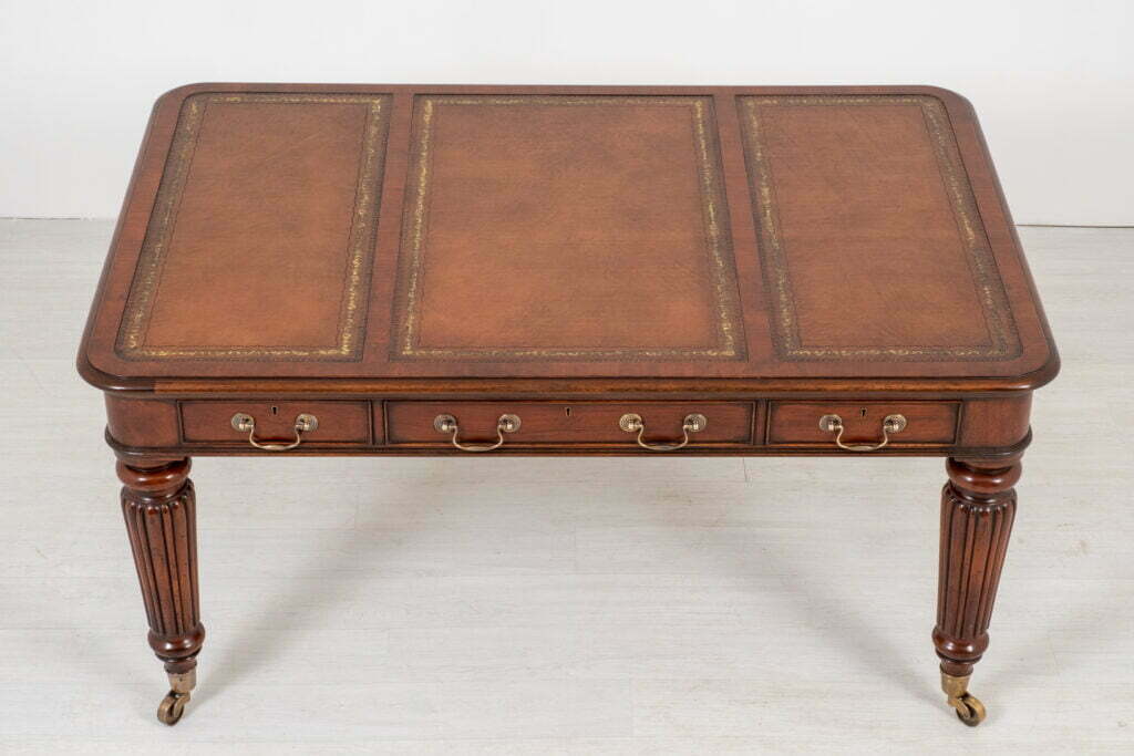 William IV Style Mahogany Writing Table