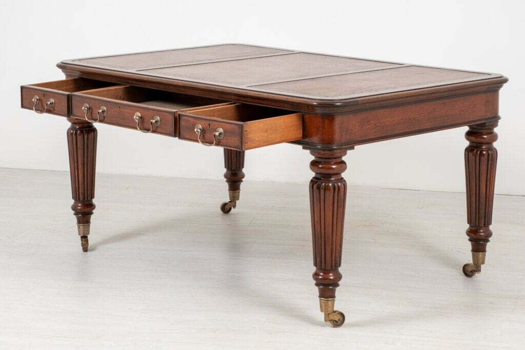 William IV Style Mahogany Writing Table
