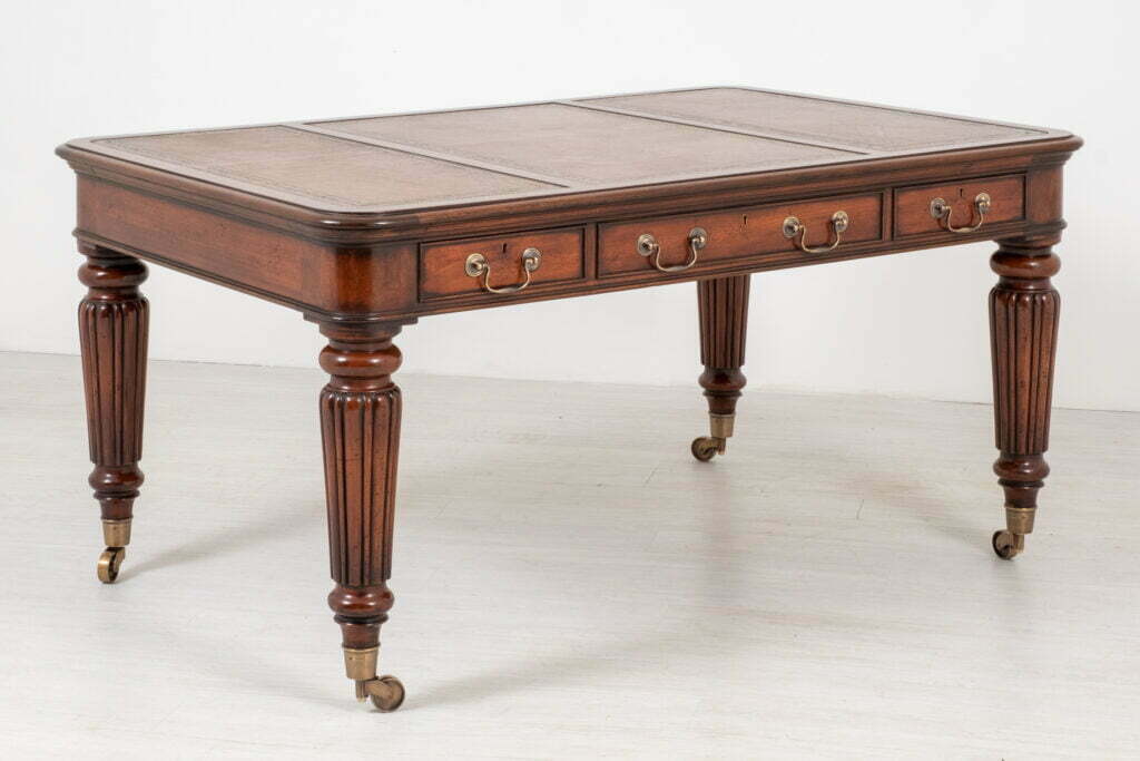 William IV Style Mahogany Writing Table