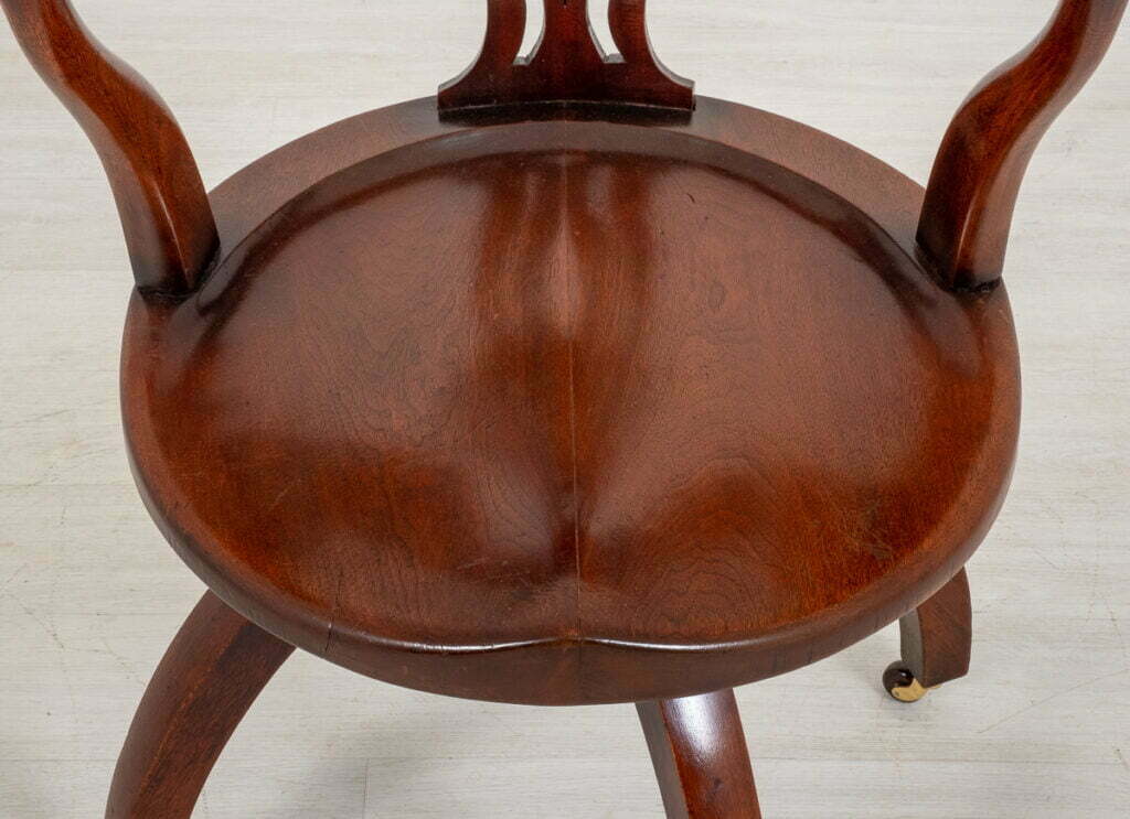 Victorian Mahogany Swivel Office Chair