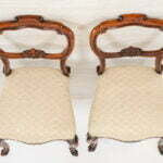 Pretty Pair of Rosewood Side Chairs