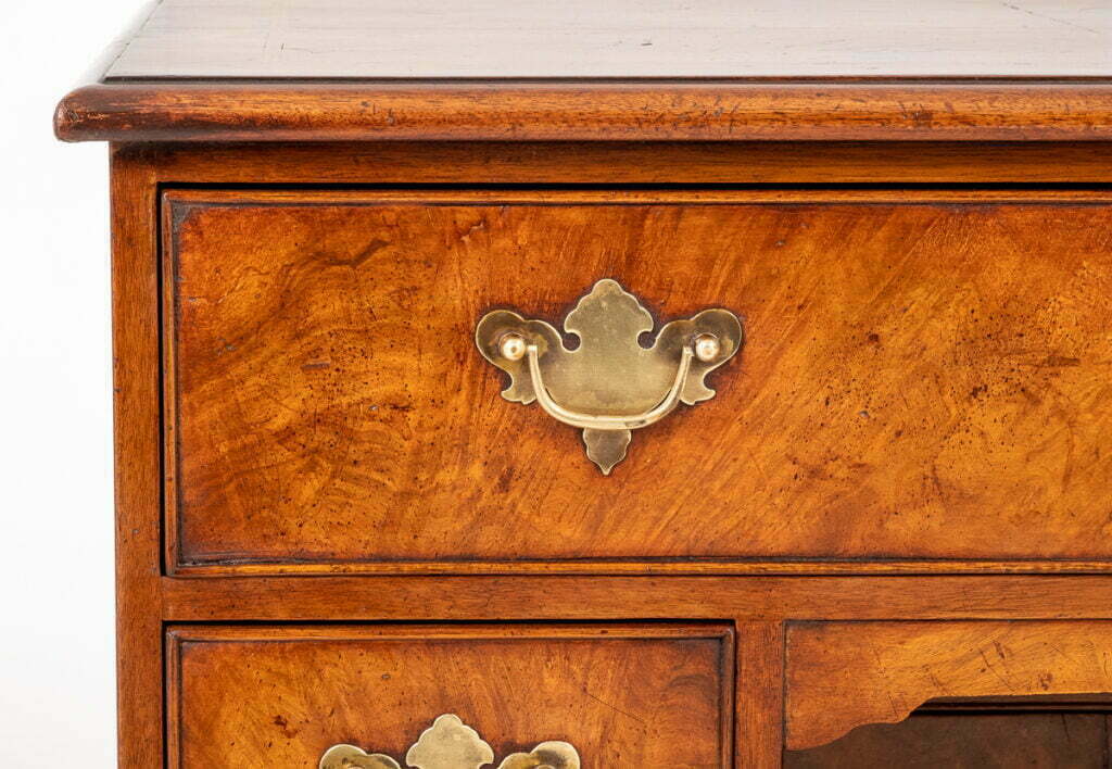 Georgian Style Walnut Kneehole Desk