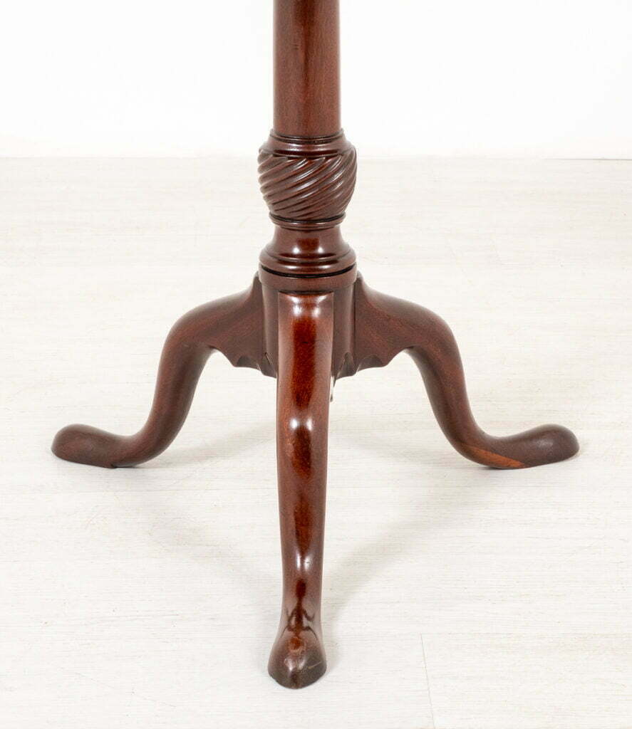 Georgian Mahogany Wine Table 1 Piece Circular Top