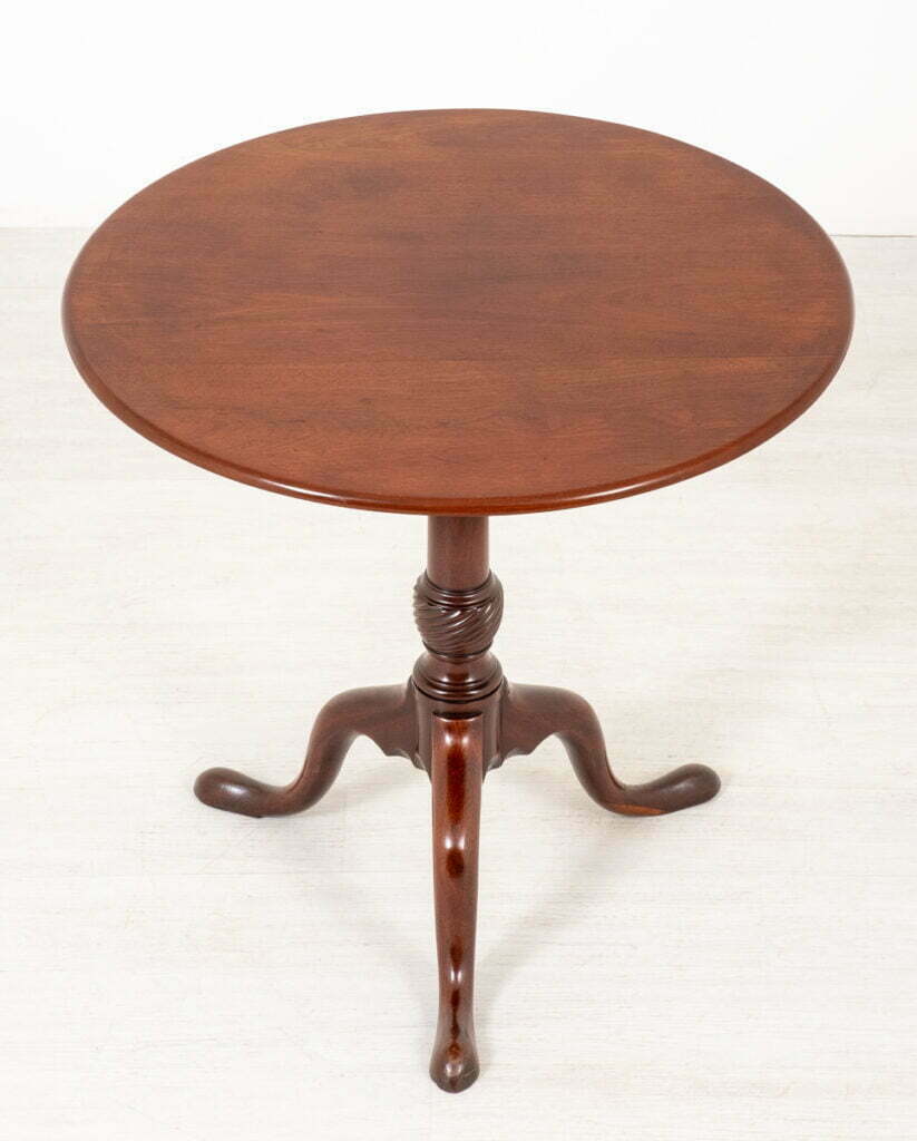 Georgian Mahogany Wine Table 1 Piece Circular Top