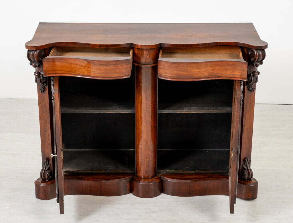 Good Victorian Rosewood Side Cabinet