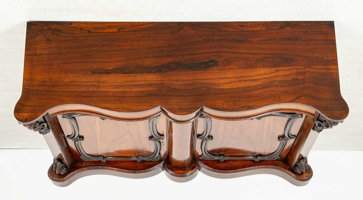 Good Victorian Rosewood Side Cabinet