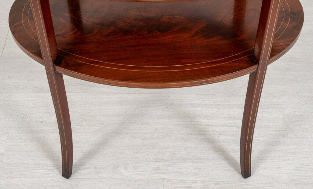 Mahogany Inlaid Etagere