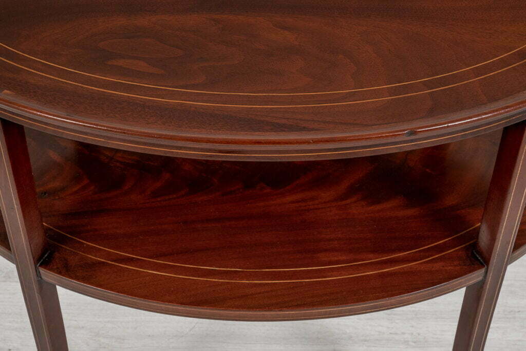 Mahogany Inlaid Etagere