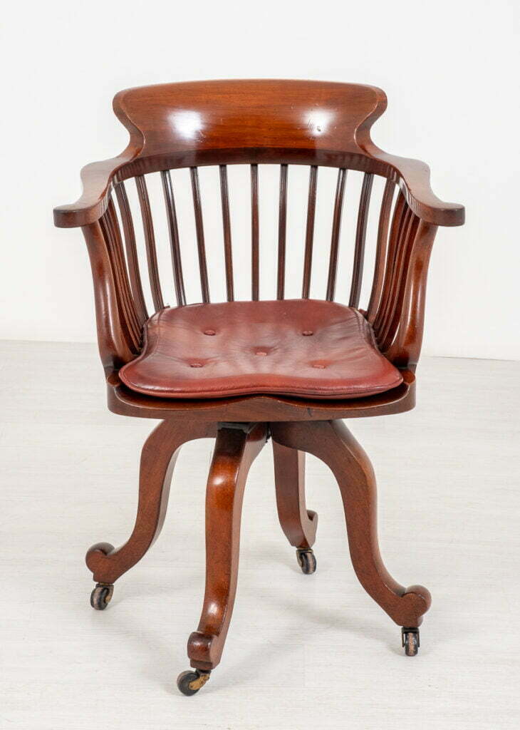 Victorian Mahogany Swivel Office Chair