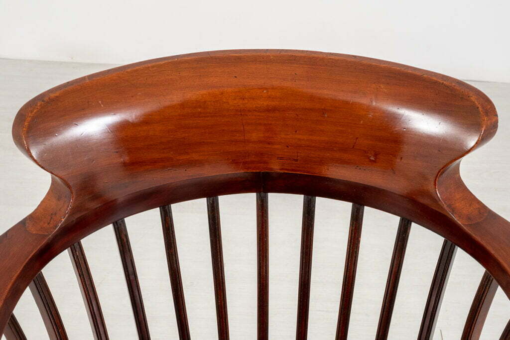 Victorian Mahogany Swivel Office Chair