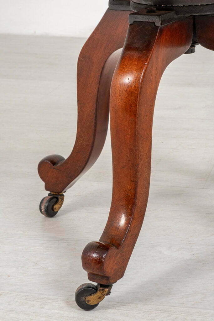 Victorian Mahogany Swivel Office Chair