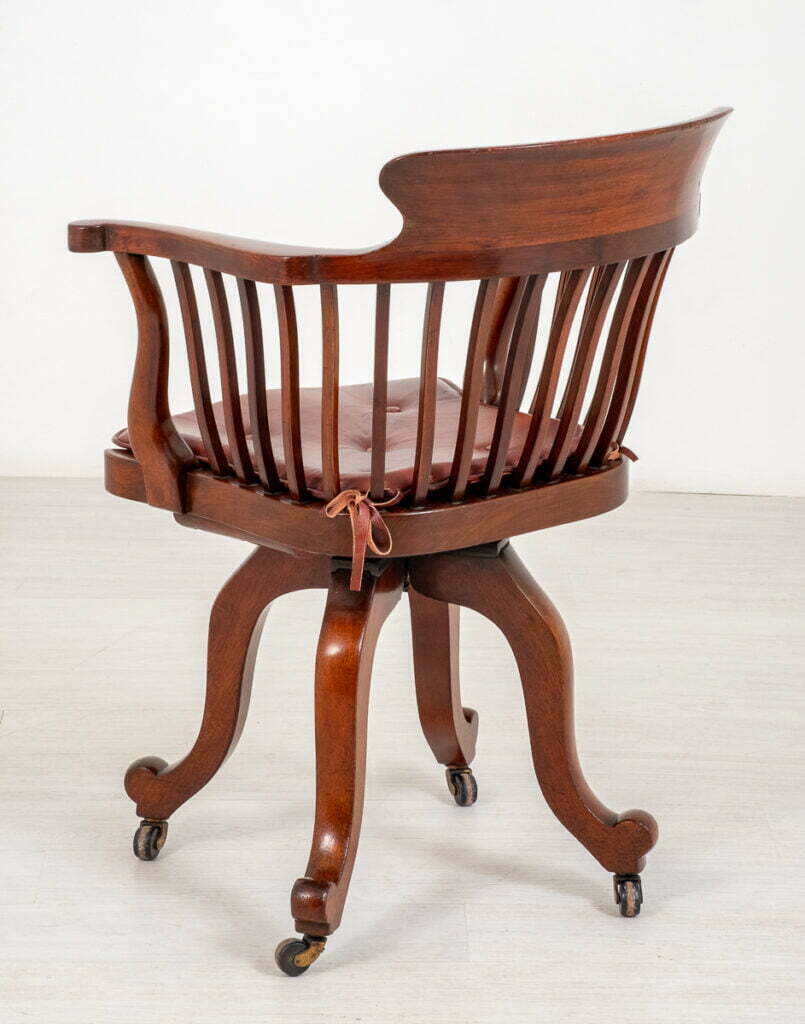 Victorian Mahogany Swivel Office Chair