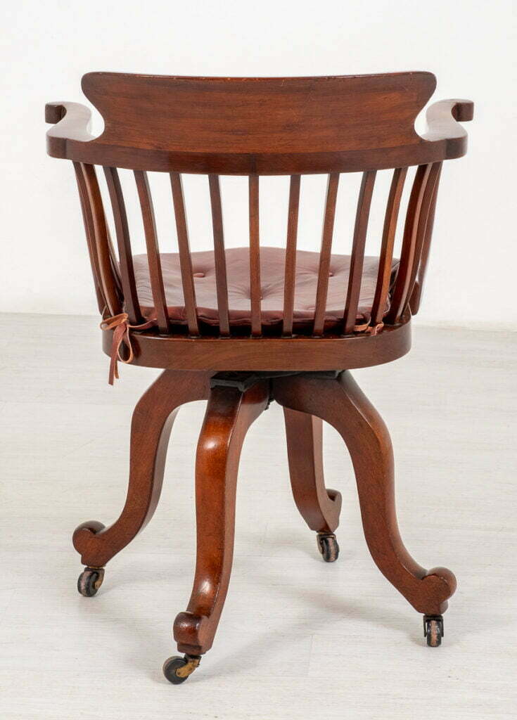 Victorian Mahogany Swivel Office Chair