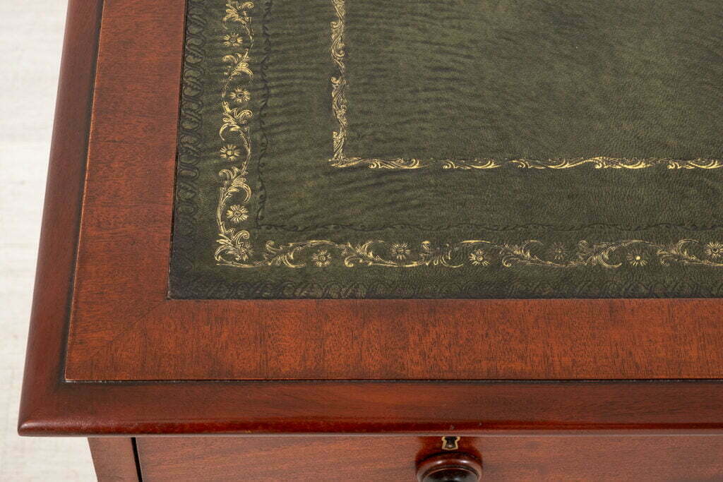 Victorian Mahogany Pedestal Desk