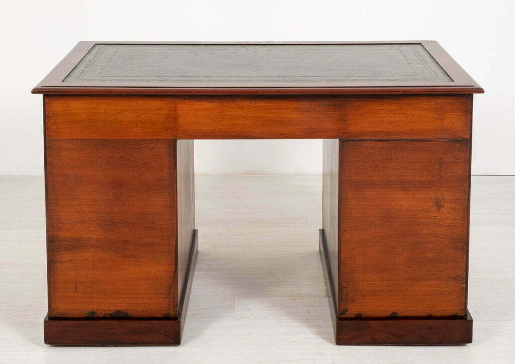 Victorian Mahogany Pedestal Desk