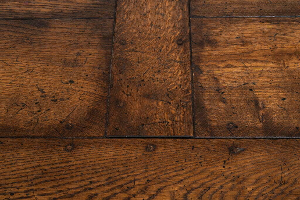 Solid Oak Refectory Table of the Medieval Style