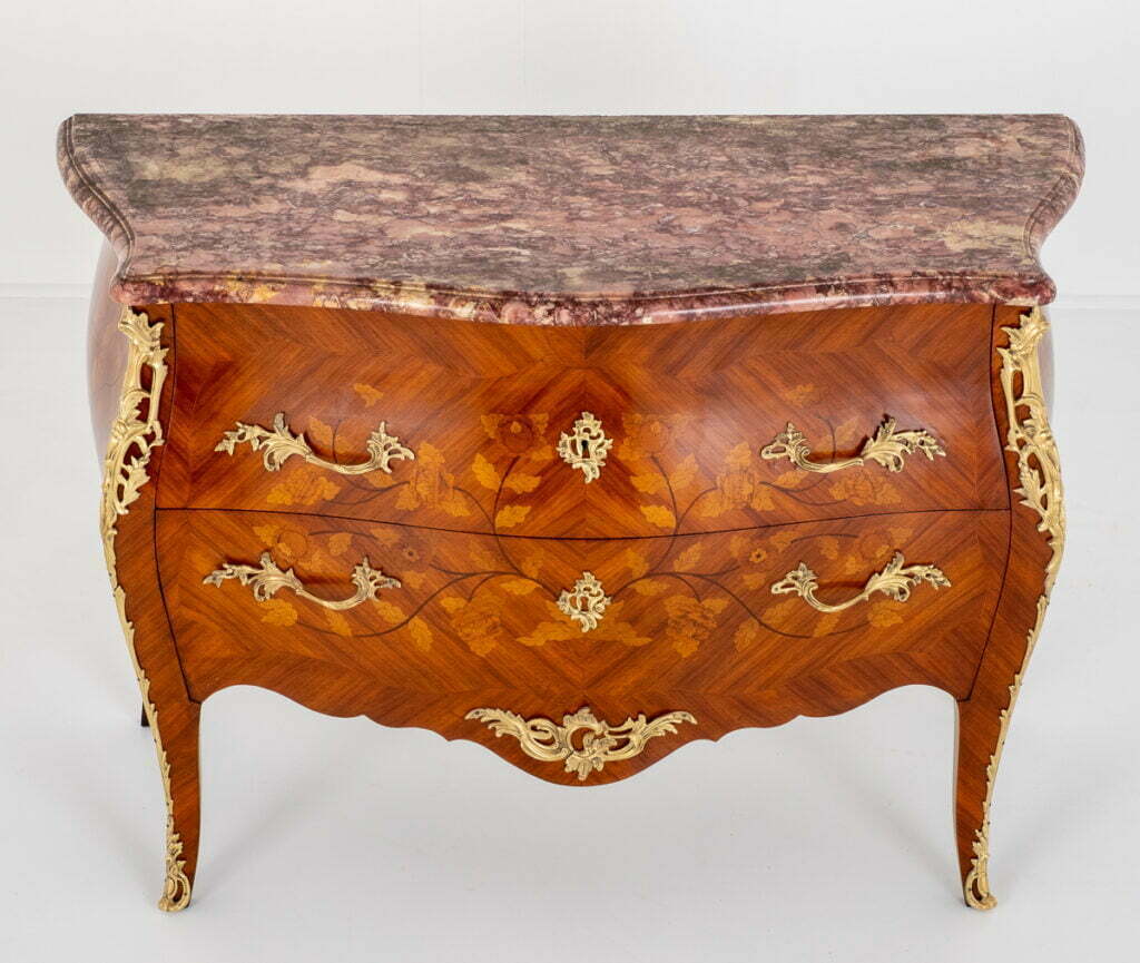Excellent Quality Kingwood and Marquetry French Commode