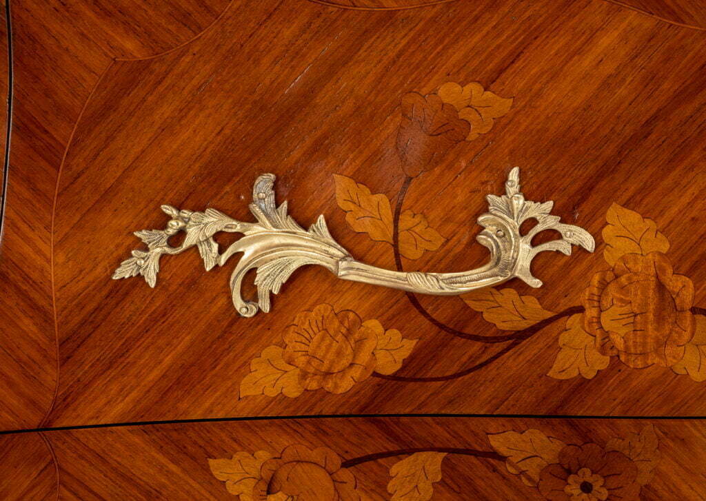 Excellent Quality Kingwood and Marquetry French Commode
