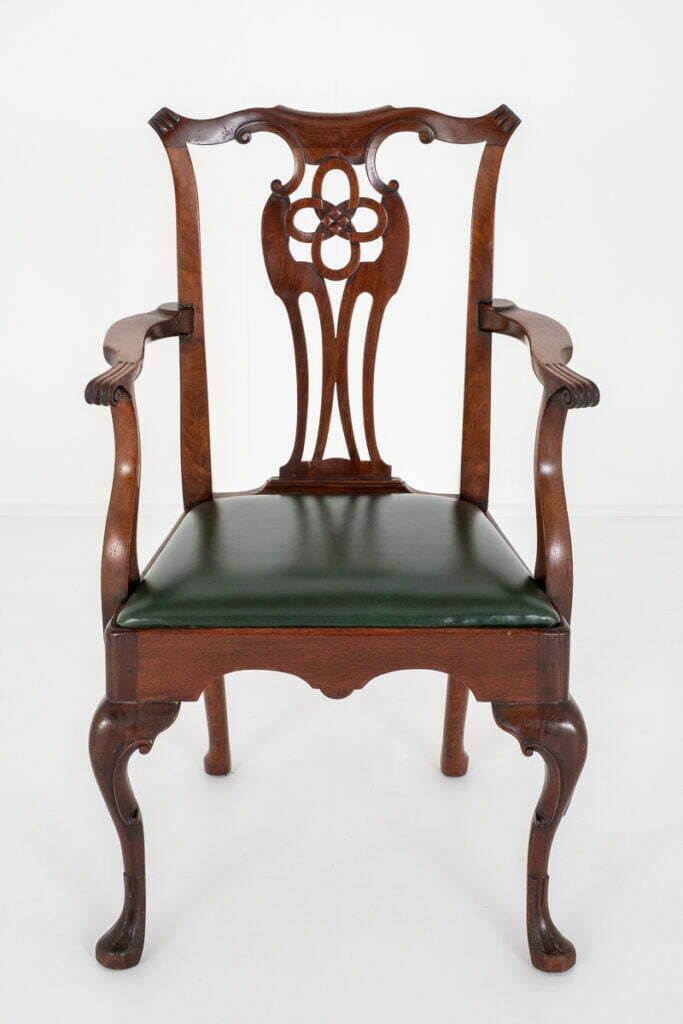 Nice Quality Chippendale Style Mahogany Carver Chair