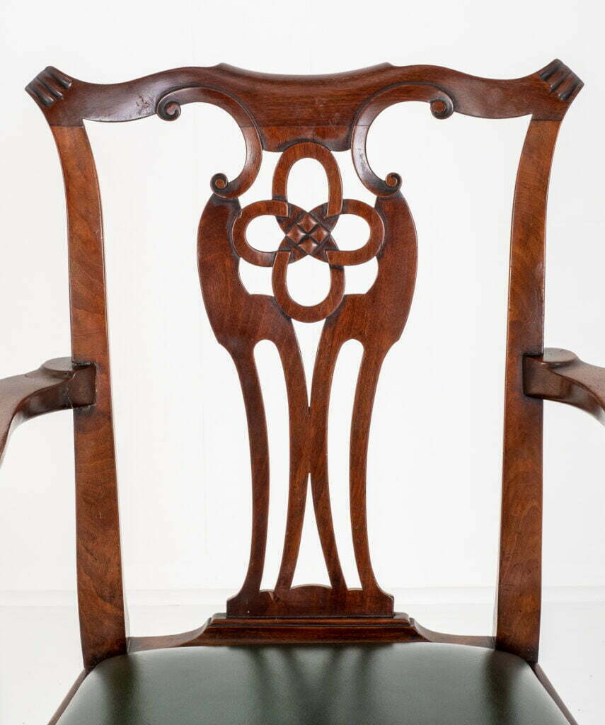 Nice Quality Chippendale Style Mahogany Carver Chair