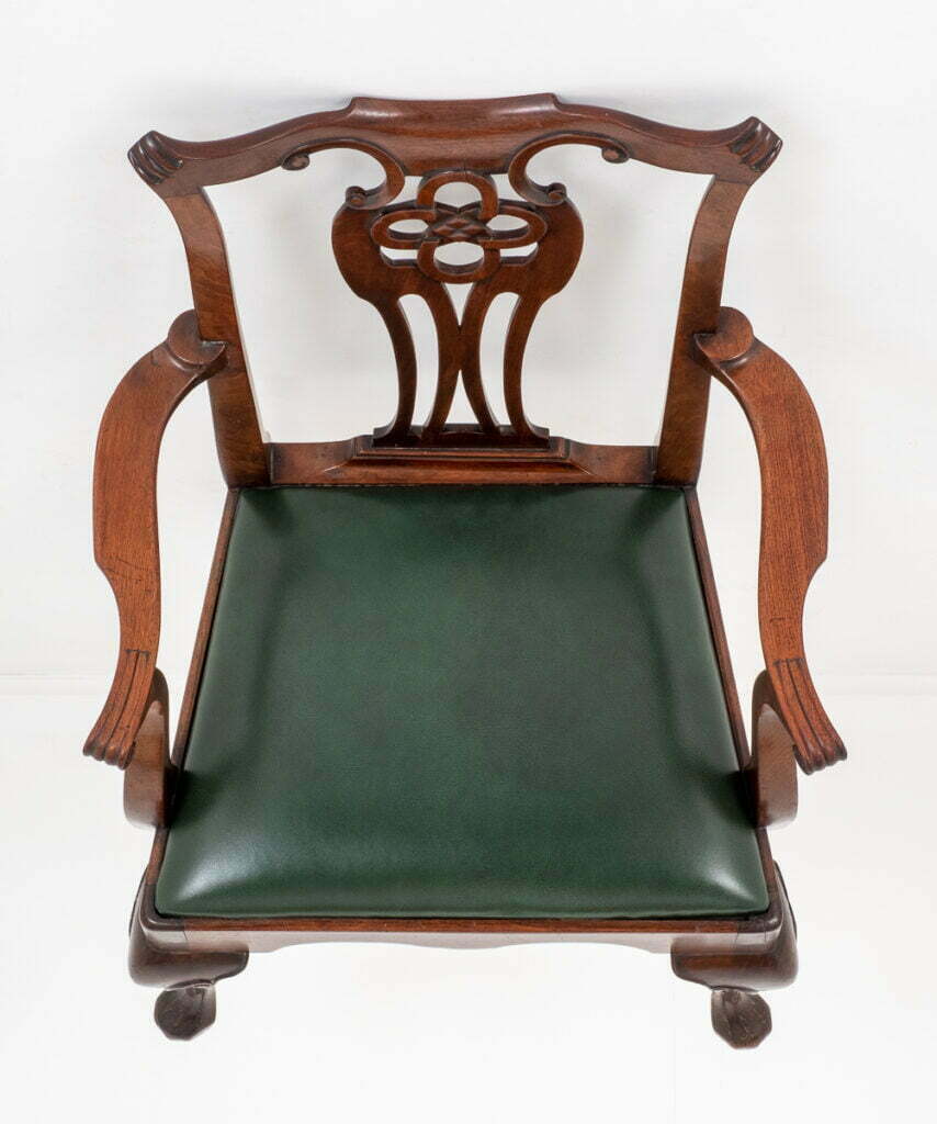 Nice Quality Chippendale Style Mahogany Carver Chair