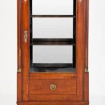 French Empire Style Mahogany Display Cabinet