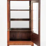 French Empire Style Mahogany Display Cabinet
