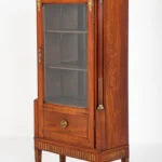 French Empire Style Mahogany Display Cabinet