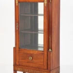 French Empire Style Mahogany Display Cabinet