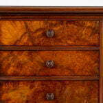 Victorian Burr Walnut Cabinet.
