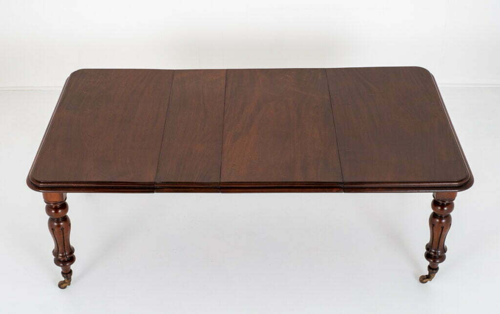 William IV Mahogany 2 Leaf Extending Dining Table
