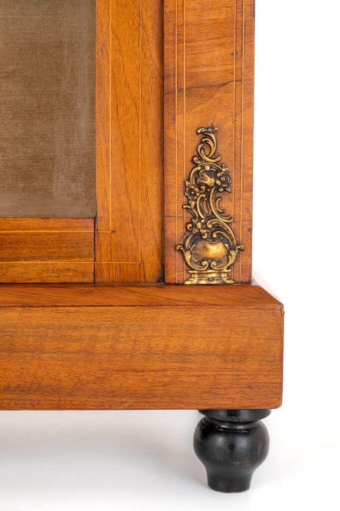 Pretty Victorian Walnut Pier Cabinet