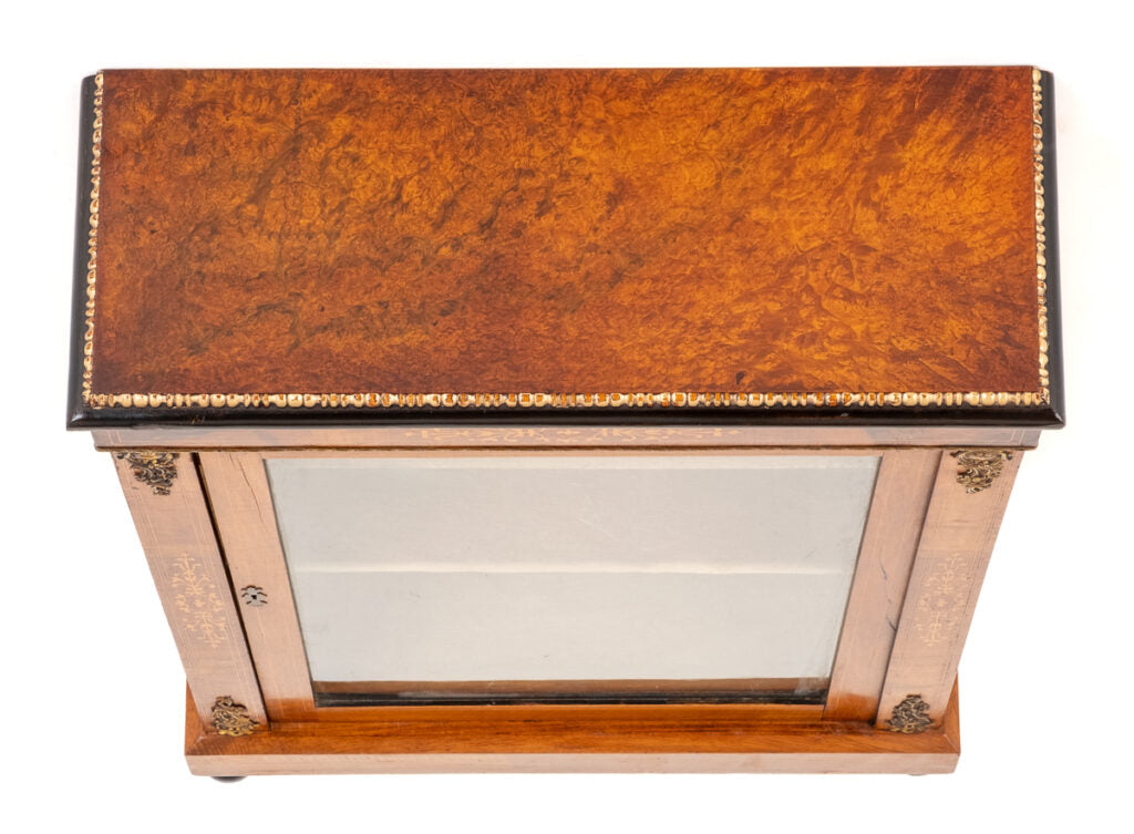 Pretty Victorian Walnut Pier Cabinet
