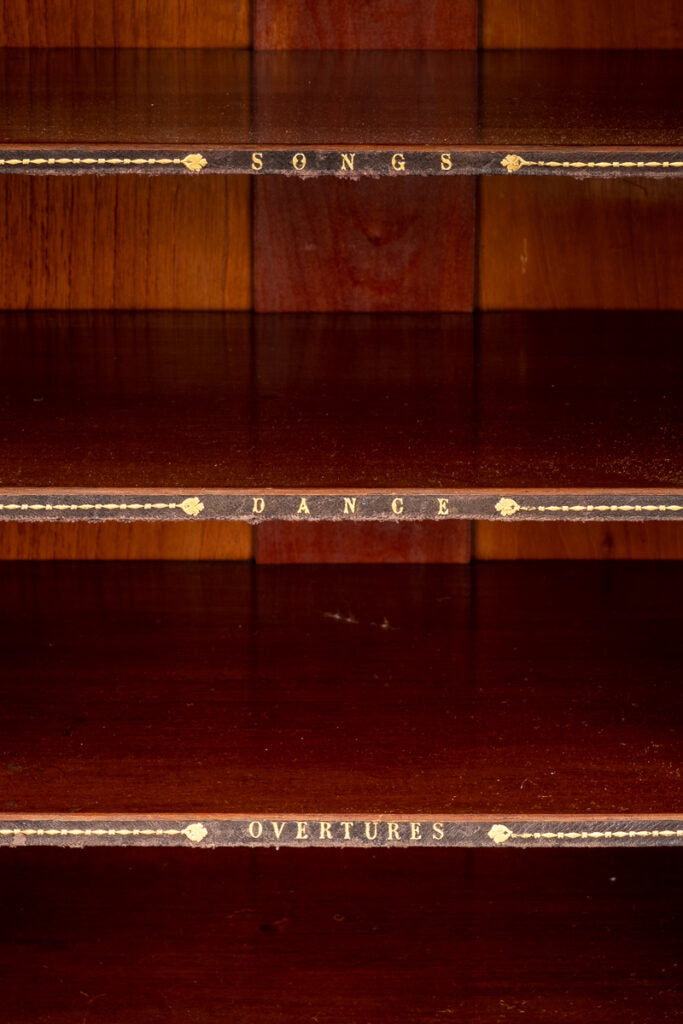 Victorian Rosewood Music Cabinet.