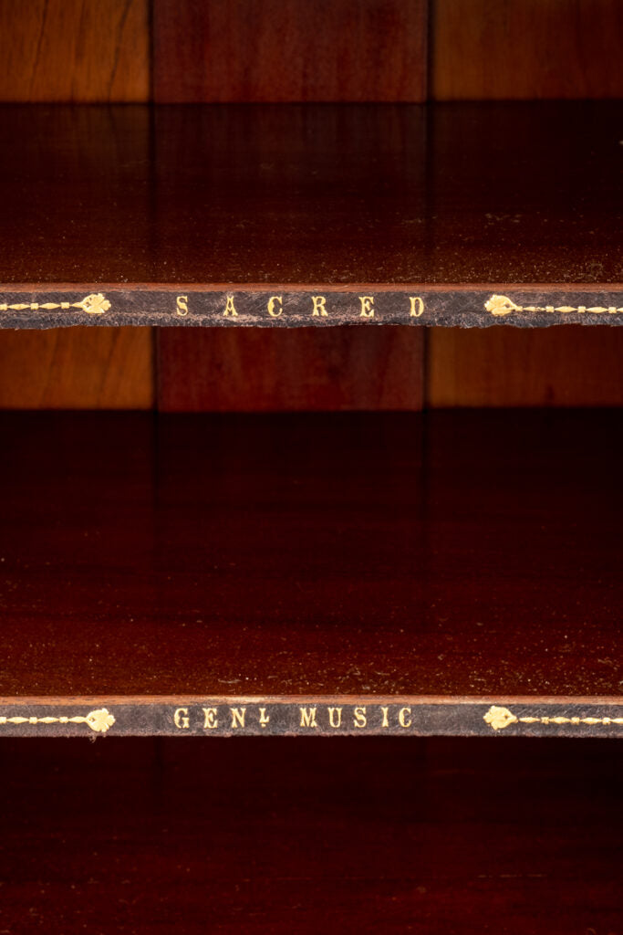 Victorian Rosewood Music Cabinet.