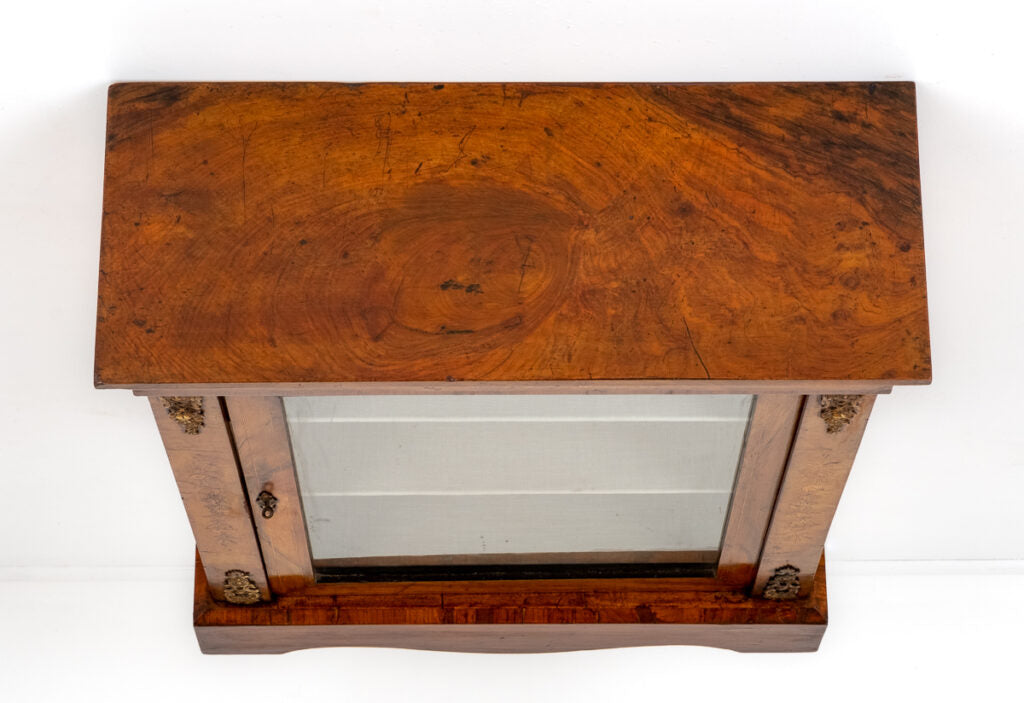 Victorian and Walnut Inlaid Pier Cabinet