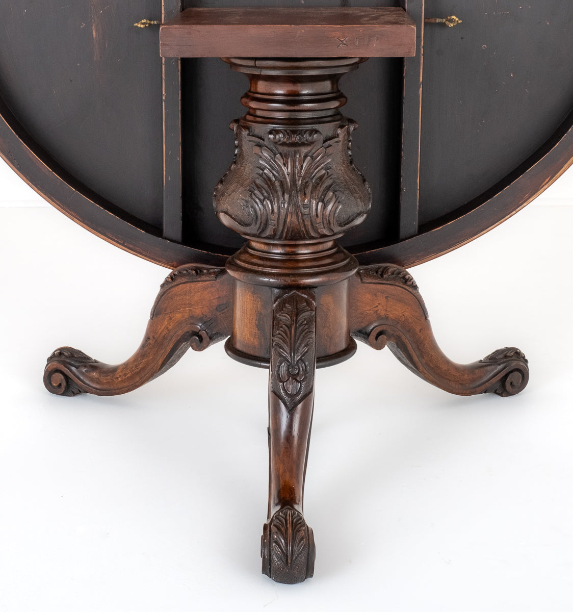 Victorian Style Walnut Marquetry Dining Table